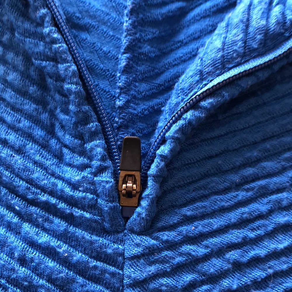 Nomadic Traders Pullover, Quarter Zip, Blue, Size… - image 4